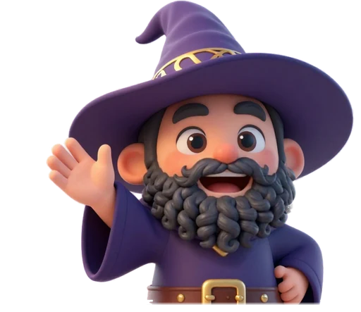 Wizzy, der Zauberer aus Runecrown